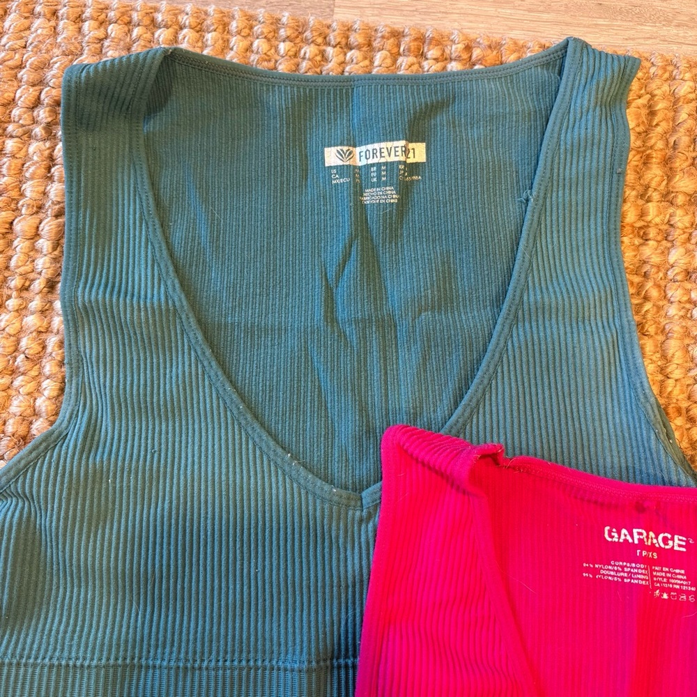 ribbed tank too